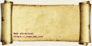 Una Iričanin vizit kartica